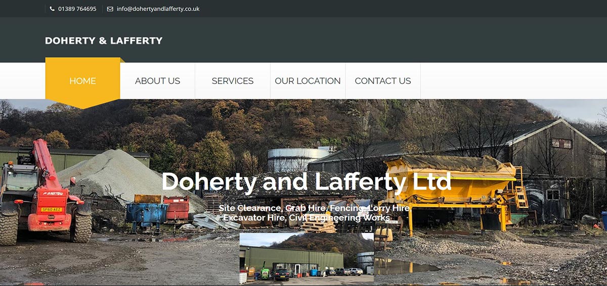 Doherty and Lafferty Ltd: Plant Hire Equipment