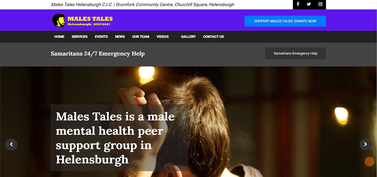 Males Tales Helensburgh: Support for mental health in Argyll and Bute