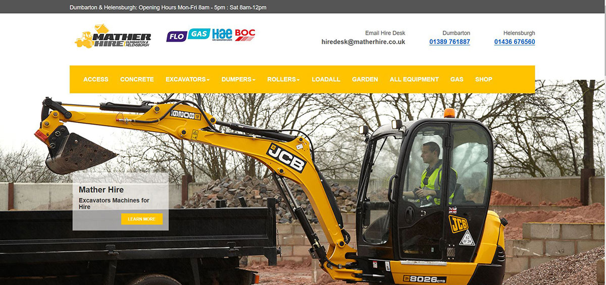 Mather Hire: Dumbarton and Helensburgh Hire Equipment Company