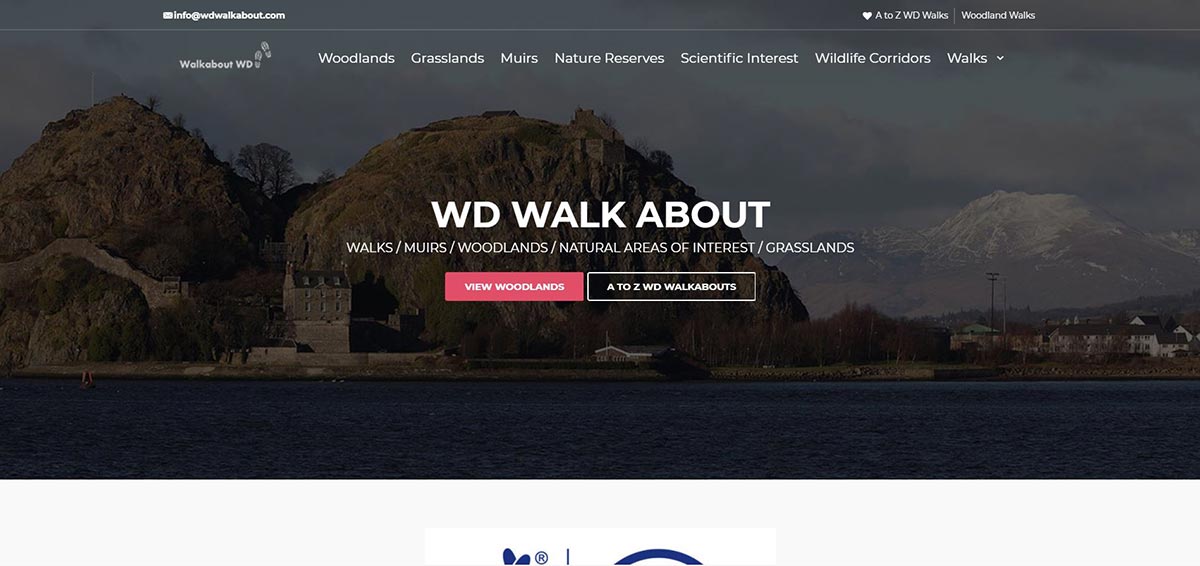 WD Walkabout: Website showing all the walks available in West Dunbartonshire