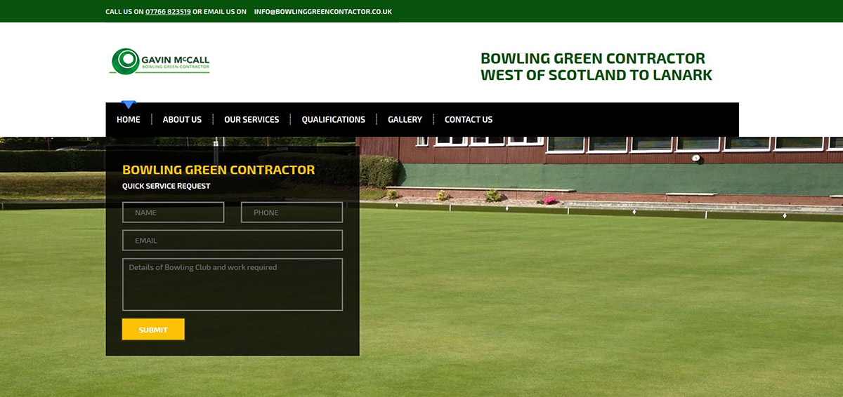 Bowling Green Contractor is a Helensburgh Bowling Green Contractor