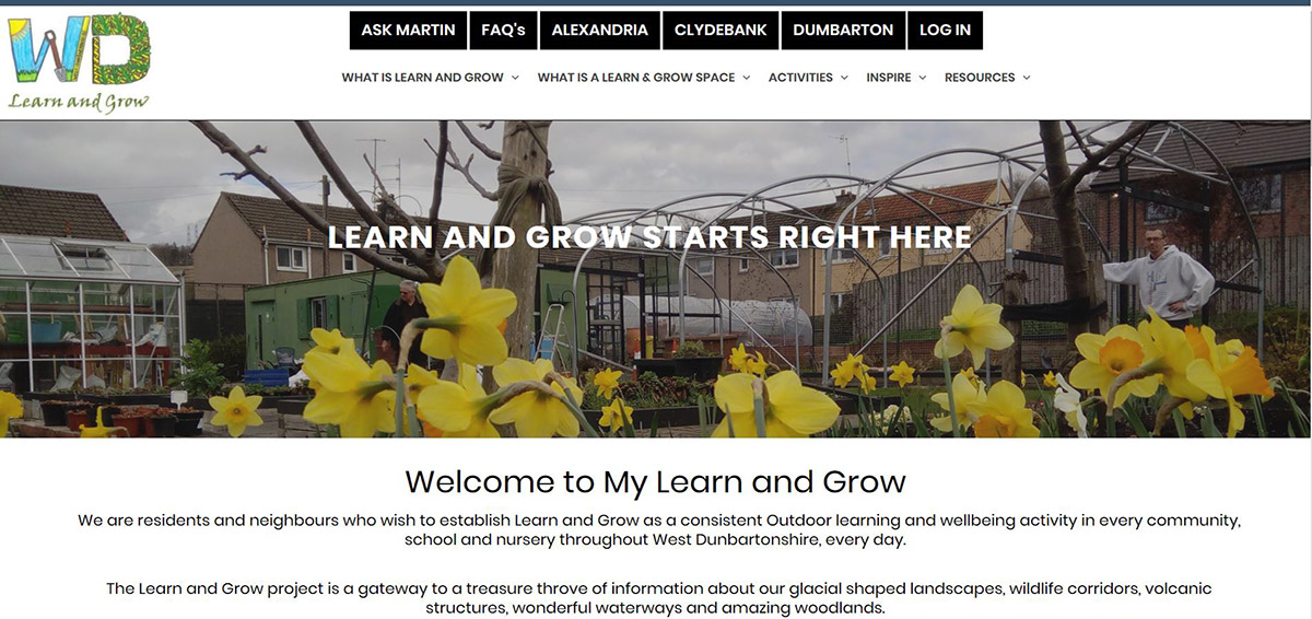 My Learn and Grow, A West Dunbartonshire charity working with the community My Learn and Grow, A West Dunbartonshire charity working with the community