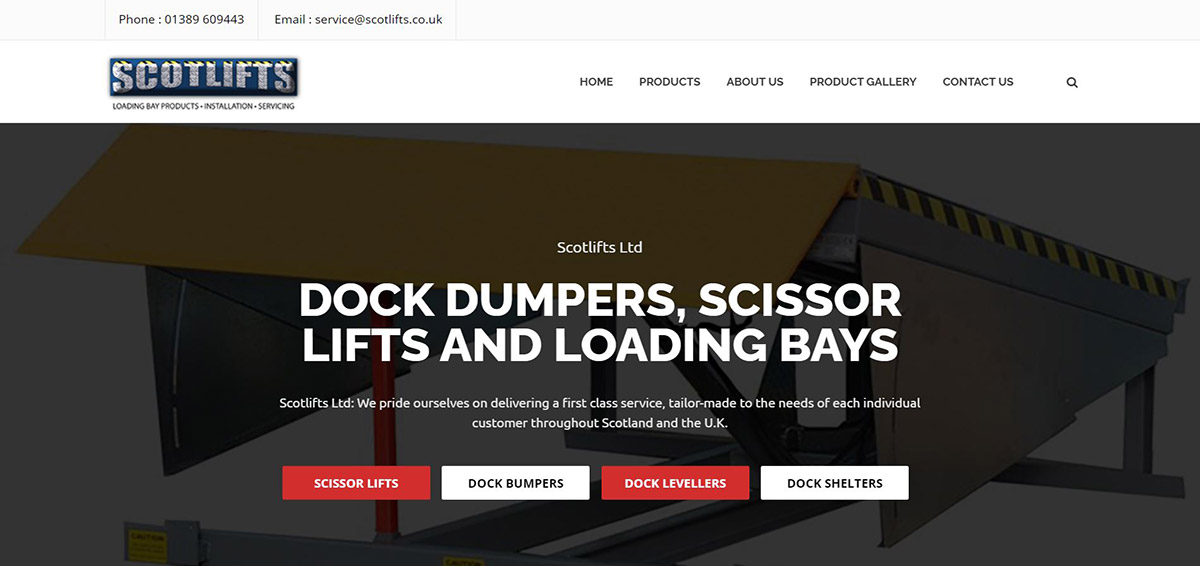 Scotlifts Ltd, specialists in loading bay equipment and Loading bay Door applications.